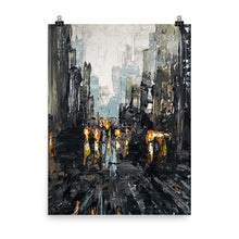 Load image into Gallery viewer, 18x24 Rush Hour Cityscape Art Print Urban Collection

