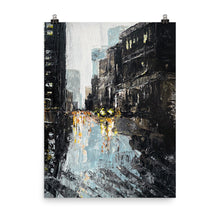 Load image into Gallery viewer, 18x24 Financial District Cityscape Art Print Urban Collection
