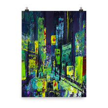 Load image into Gallery viewer, 18x24 After Hours Cityscape Art Print Urban Collection
