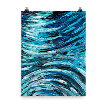 Load image into Gallery viewer, 18x24 Ripple Effect Painting Art Print Water Collection
