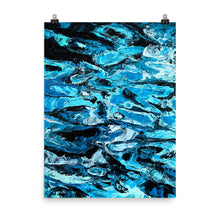 Load image into Gallery viewer, 18x24 Blurred Lines Painting Art Print Water Collection
