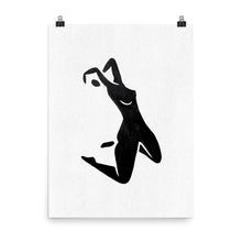 Load image into Gallery viewer, 18x24 Breathe Female Silhouette Art Print Positions Collection
