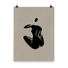 Load image into Gallery viewer, 18x24 Waiting No.2 Female Silhouette Print Positions Collection

