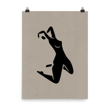 Load image into Gallery viewer, 18x24 Breathe No.2 Female Silhouette Print Positions Collection
