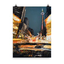 Load image into Gallery viewer, 18x24 The Six Cityscape Art Print Urban Collection
