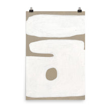 Load image into Gallery viewer, 24x36 Thoughtful Abstract Shapes Art Print Irregular Collection

