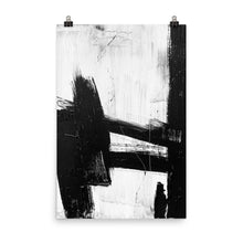 Load image into Gallery viewer, 24x36 Intersection Abstract Brushstroke Art Print Stark Collection

