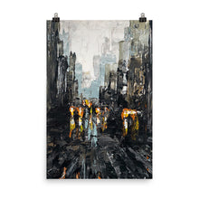 Load image into Gallery viewer, 24x36 Rush Hour Cityscape Art Print Urban Collection
