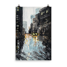 Load image into Gallery viewer, 24x36 Financial District Cityscape Art Print Urban Collection

