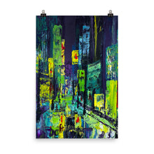 Load image into Gallery viewer, 24x36 After Hours Cityscape Art Print Urban Collection
