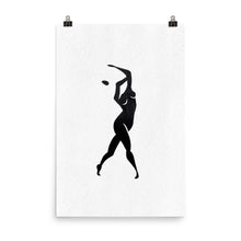 Load image into Gallery viewer, 24x36 Care Free Female Silhouette Print Positions Collection
