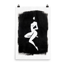 Load image into Gallery viewer, 24x36 Muse No.2 Female Silhouette Print Positions Collection
