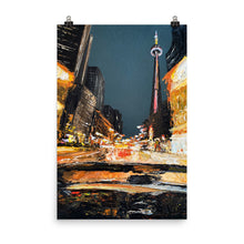Load image into Gallery viewer, 24x36 The Six Cityscape Art Print Urban Collection
