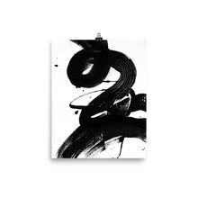 Load image into Gallery viewer, 8x10 Jazz Abstract Brushstroke Art Print Movement Collection
