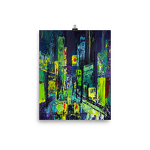 Load image into Gallery viewer, 8x10 After Hours Cityscape Art Print Urban Collection

