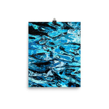 Load image into Gallery viewer, 8x10 Blurred Lines Painting Art Print Water Collection

