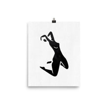 Load image into Gallery viewer, 8x10 Breathe Female Silhouette Art Print Positions Collection
