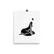 Load image into Gallery viewer, 8x10 Curious Female Silhouette Art Print Positions Collection
